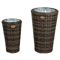 Плетеные кашпо из ротанга Плетеные кашпо из ротанга